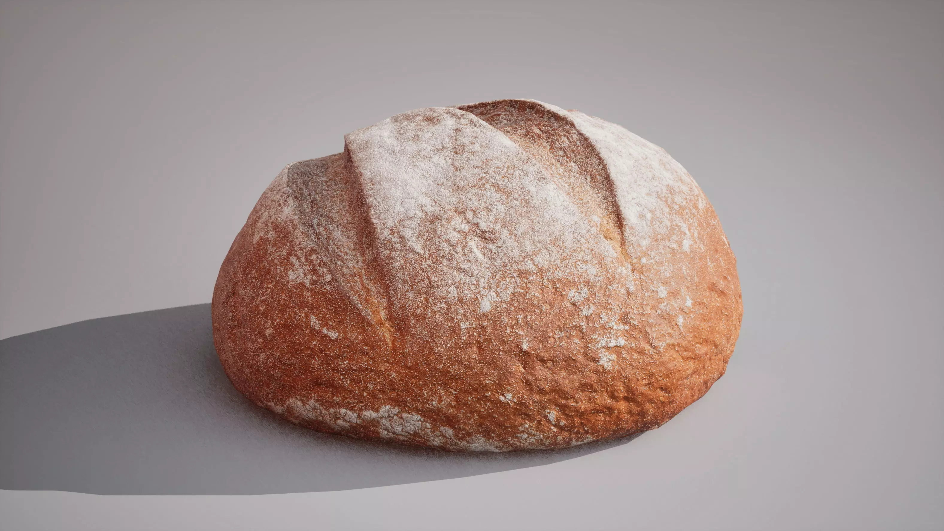 Rye Bread Game ready model 5K triangles 4K PBR textures Low-poly 3D model_2