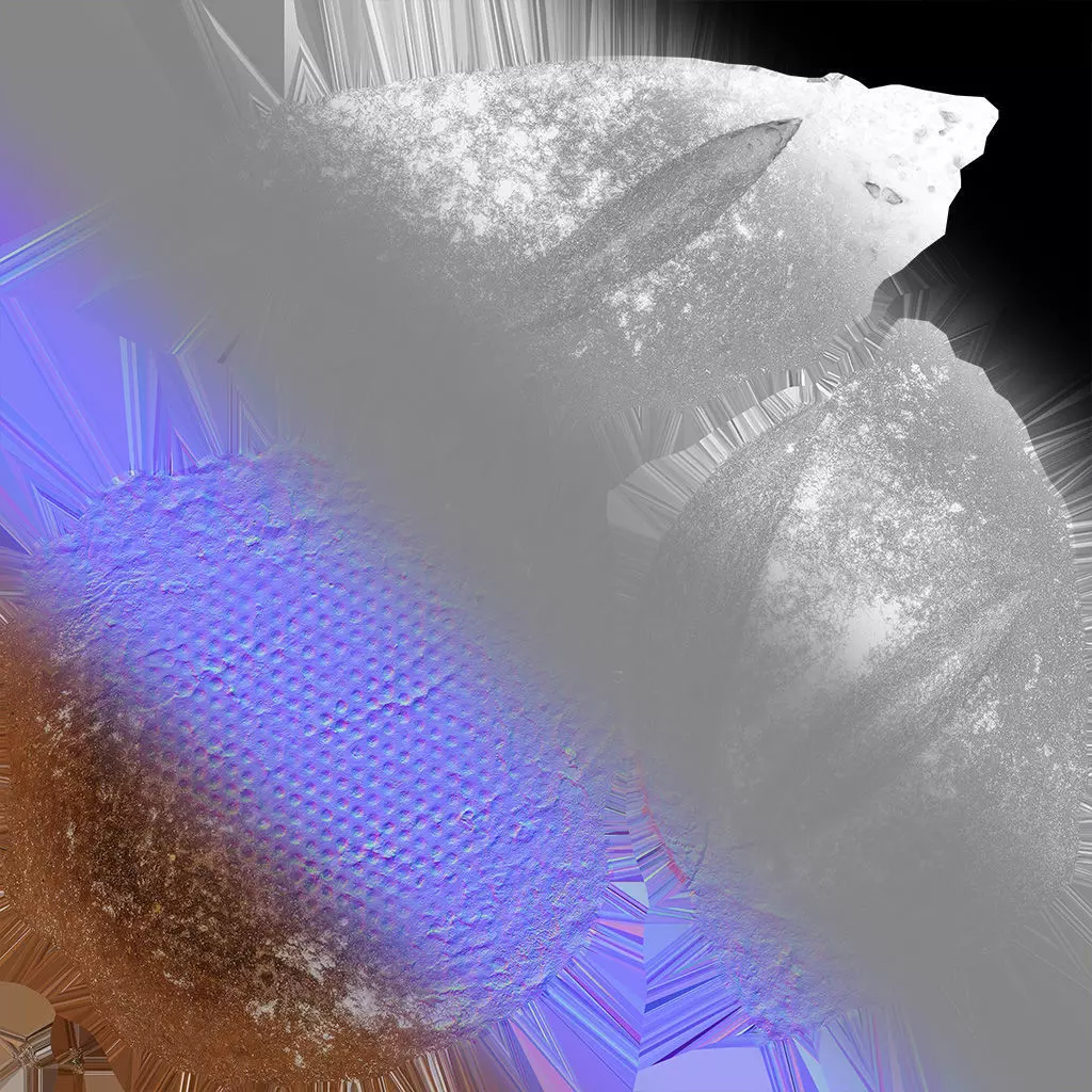 Rye Bread Game ready model 5K triangles 4K PBR textures Low-poly 3D model_7