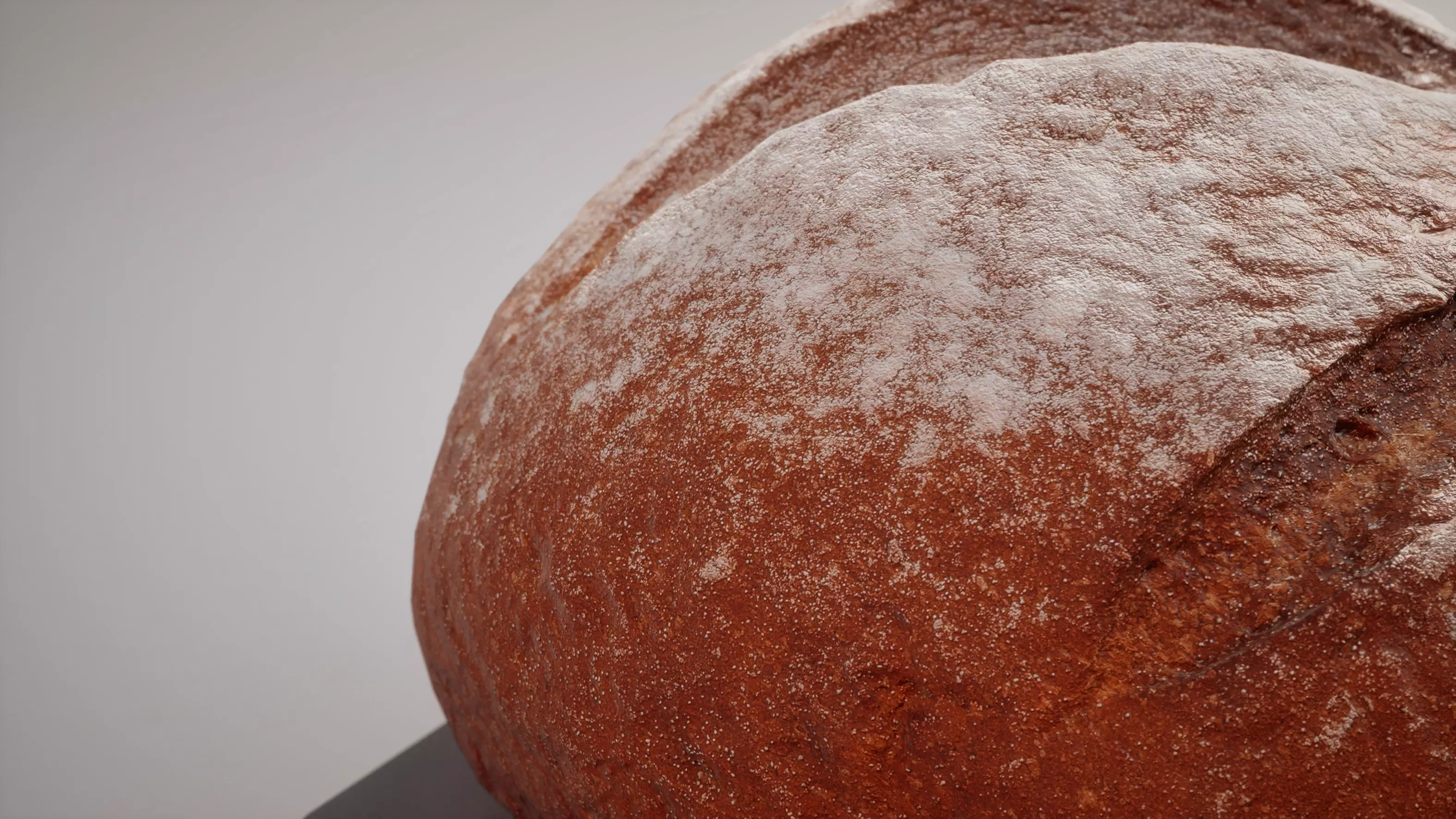 Rye Bread Game ready model 5K triangles 4K PBR textures Low-poly 3D model_5