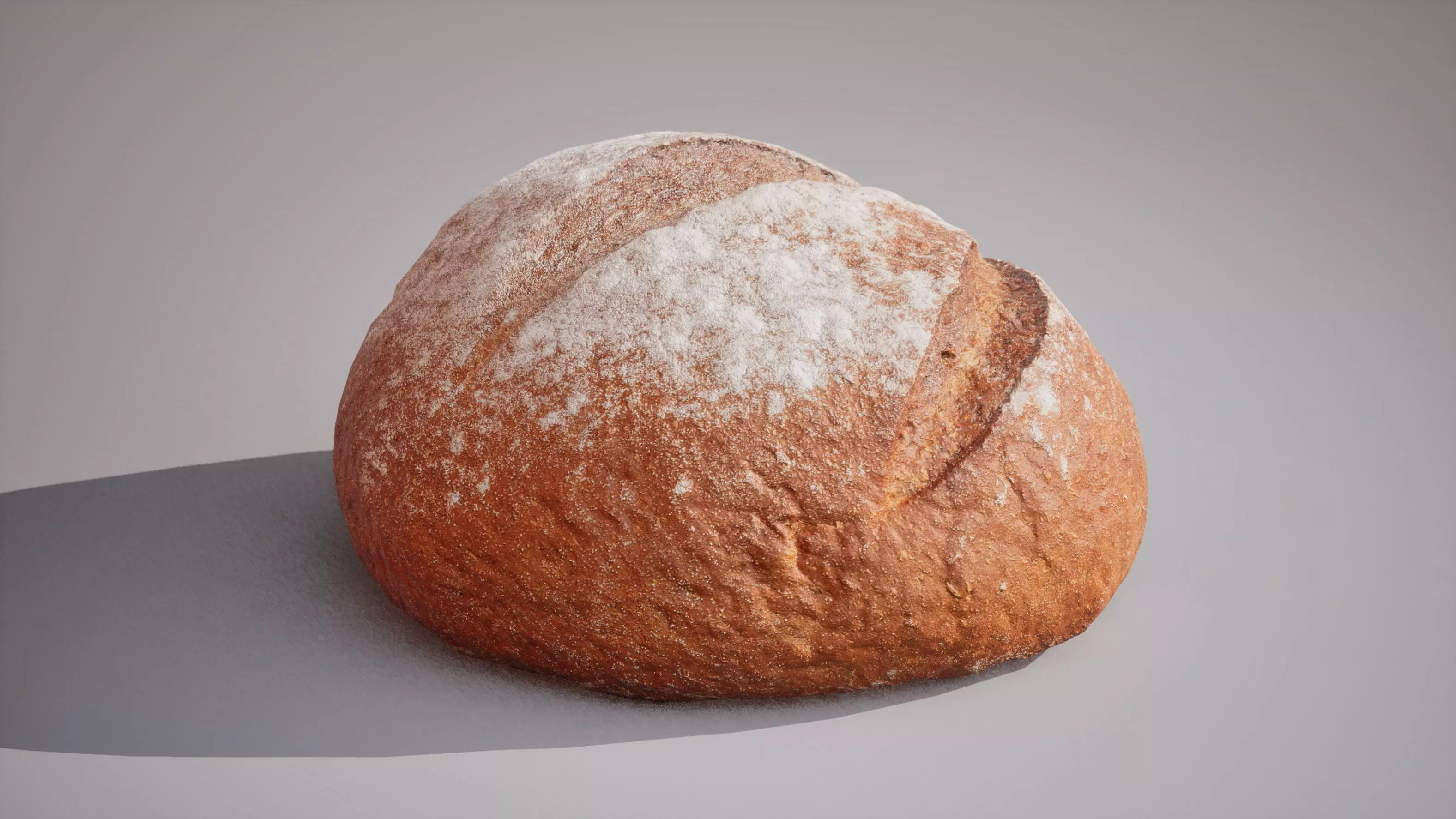 Rye Bread Game ready model 5K triangles 4K PBR textures Low-poly 3D model_3