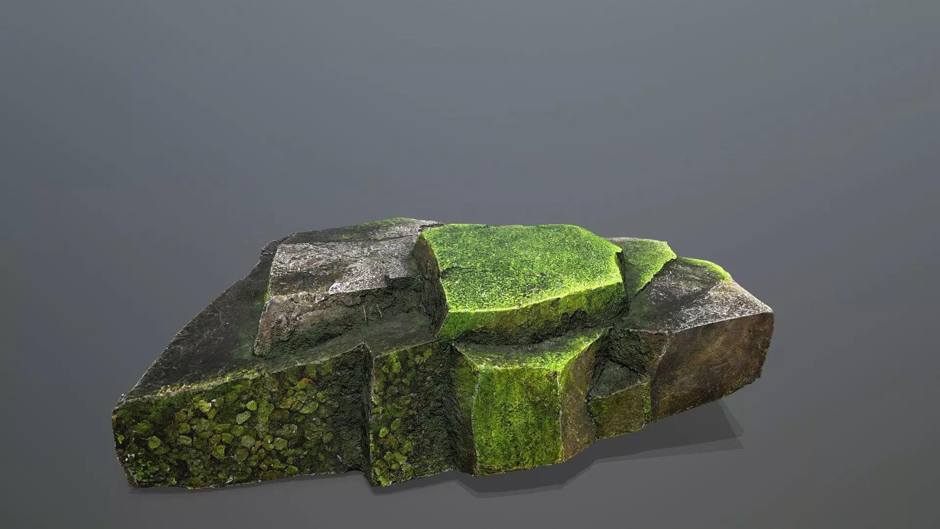 forest rocks Low-poly 3D model_27