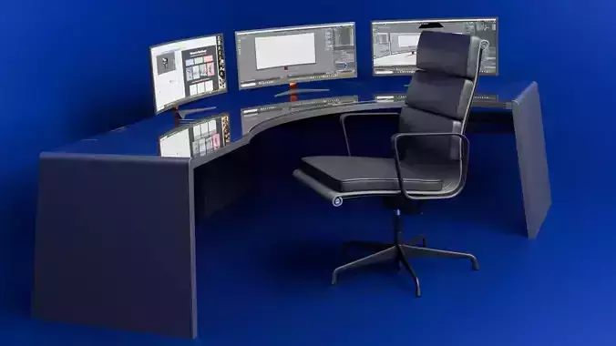 desk and chair for gaming or trade