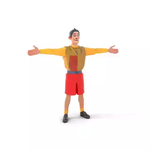 Colorful Cartoon Character model pack