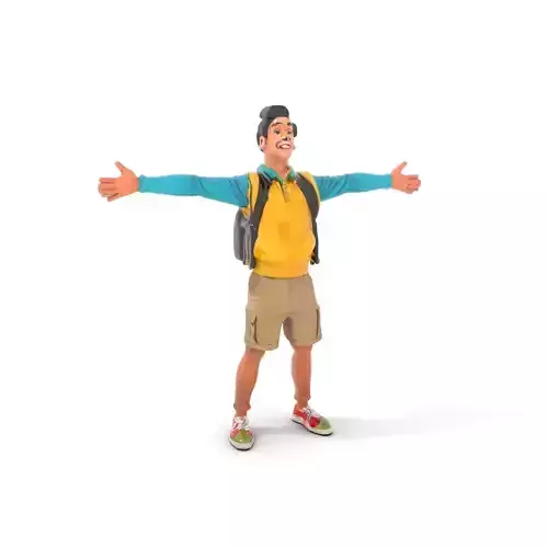 Casual Kid Outfit model pack