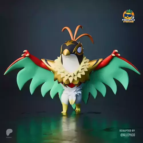 Mega Hawlucha 3D print model