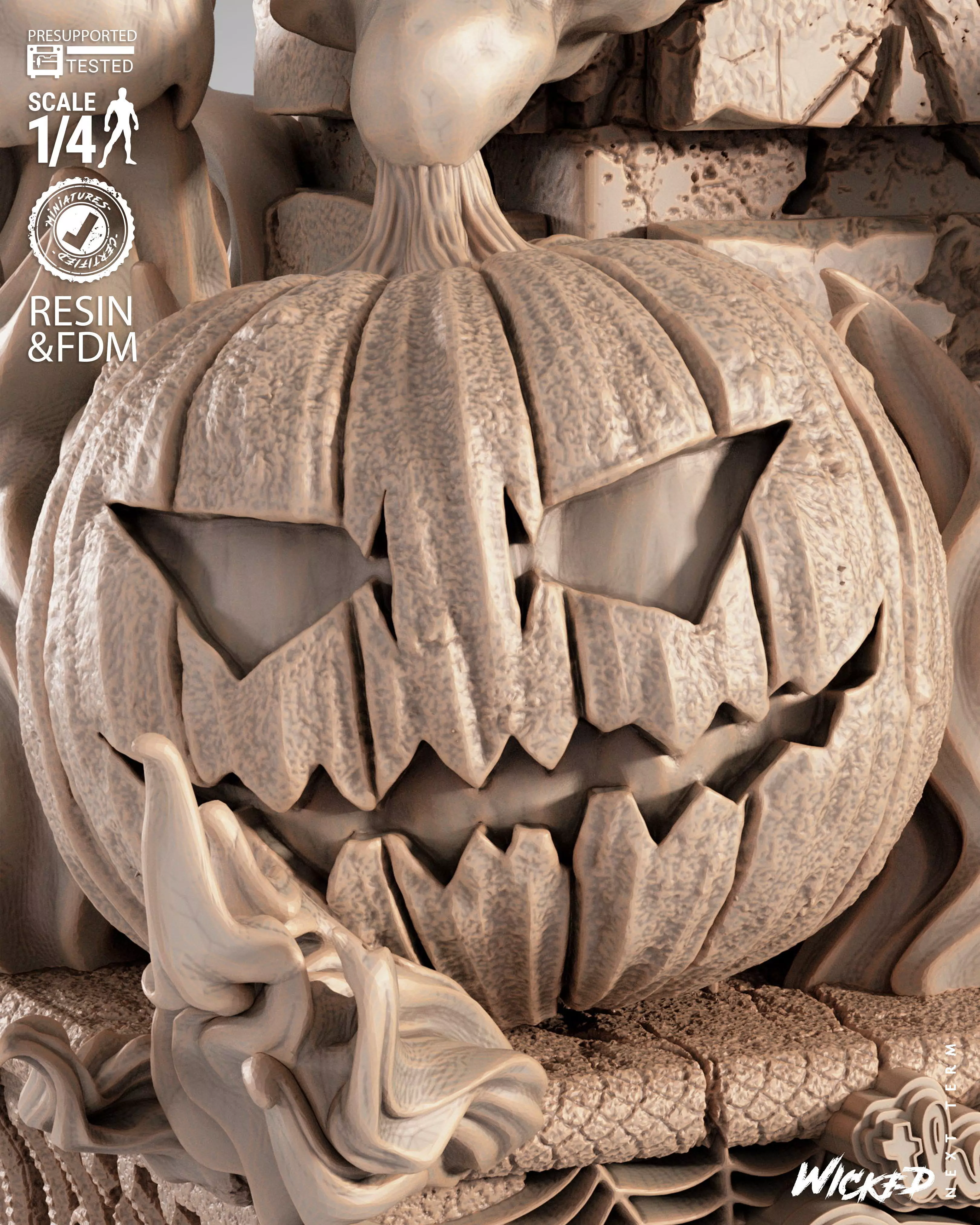 Wicked Marvel Hobgoblin Portrait Bust 3D print model_11