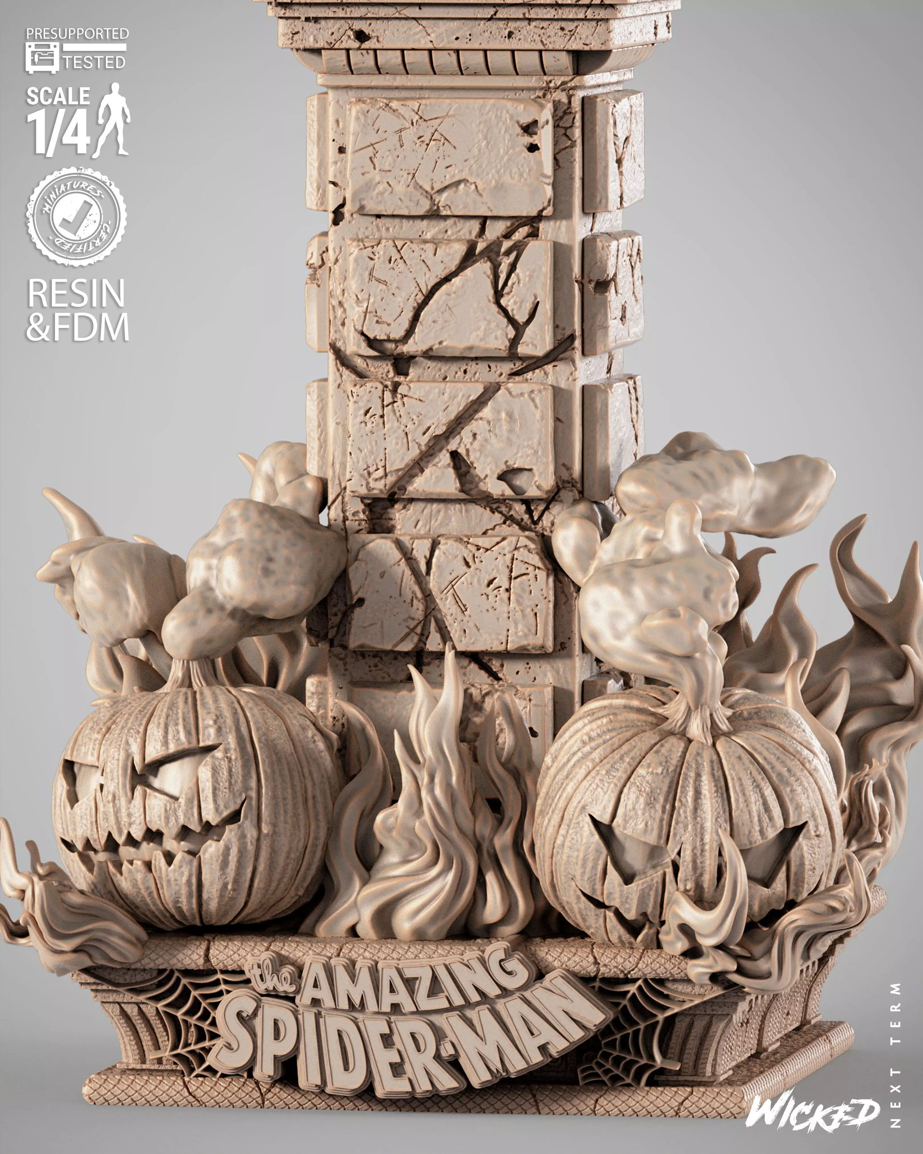 Wicked Marvel Hobgoblin Portrait Bust 3D print model_8