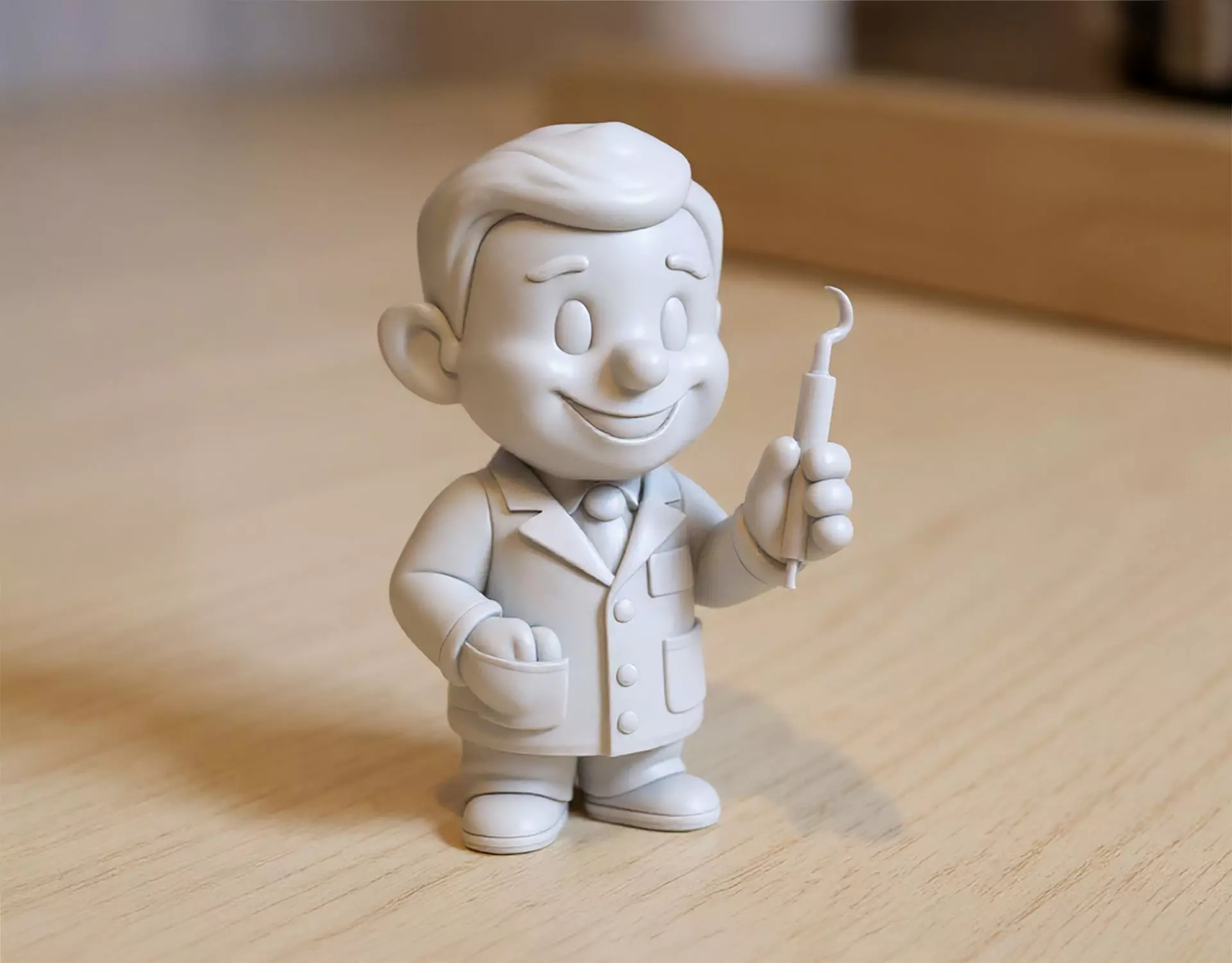 Cartoon Dentist 3D Printable 3D print model_0