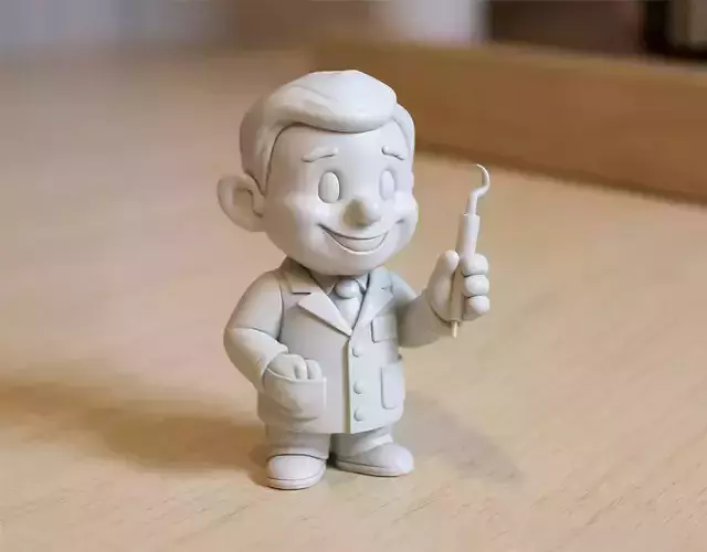 Cartoon Dentist 3D Printable