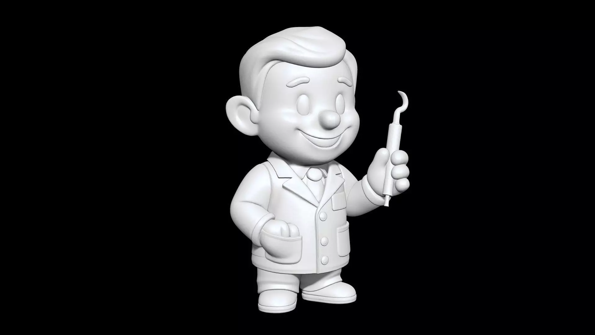 Cartoon Dentist 3D Printable 3D print model_7