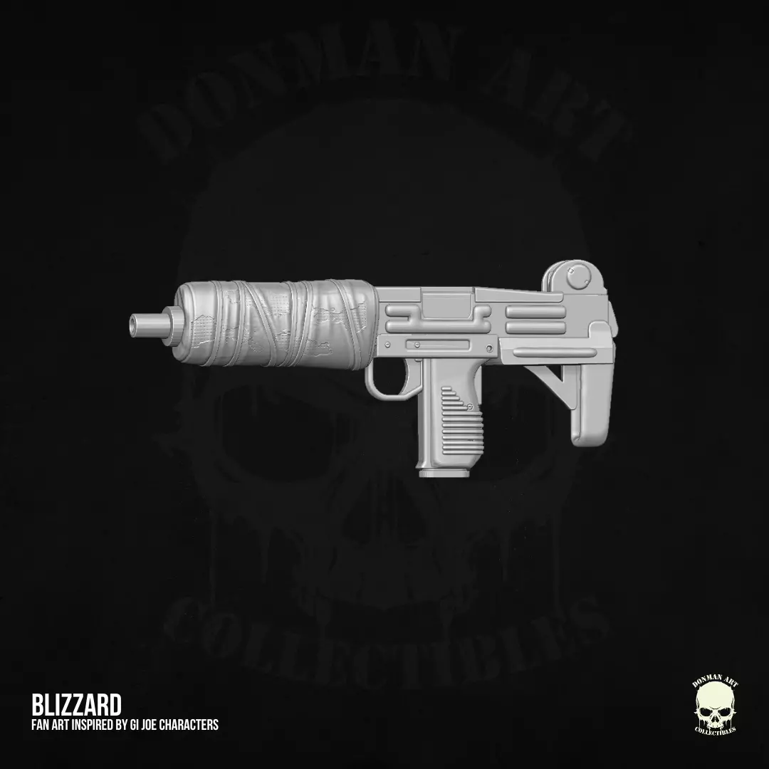 Blizzard GI Joe Fan Art STL for Action Figures 3D print model_16