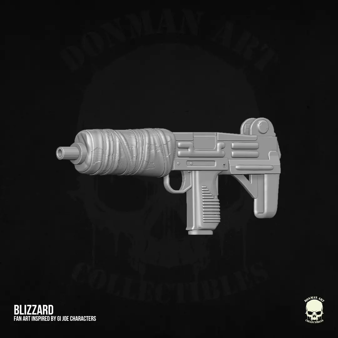 Blizzard GI Joe Fan Art STL for Action Figures 3D print model_29