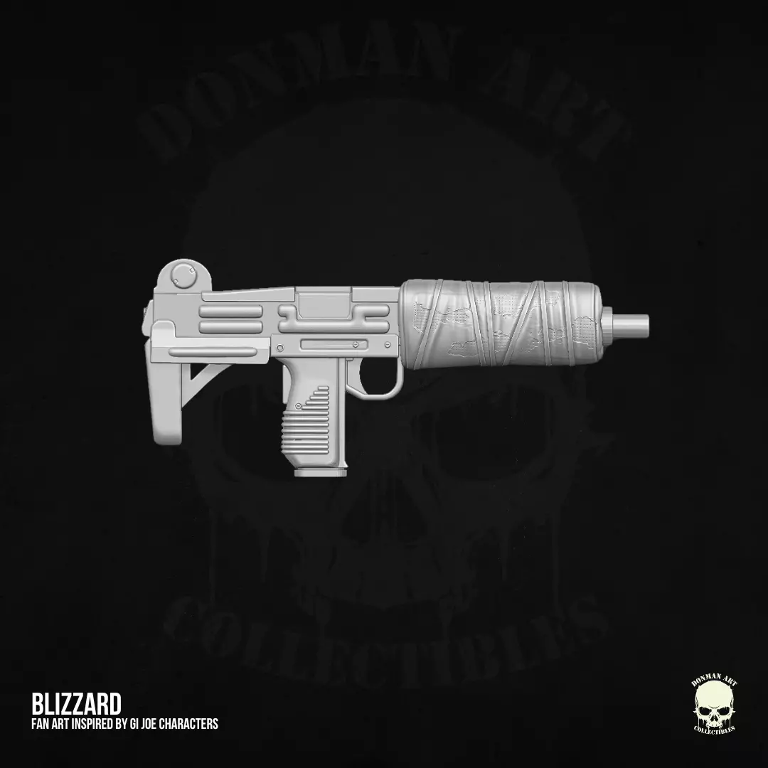 Blizzard GI Joe Fan Art STL for Action Figures 3D print model_30