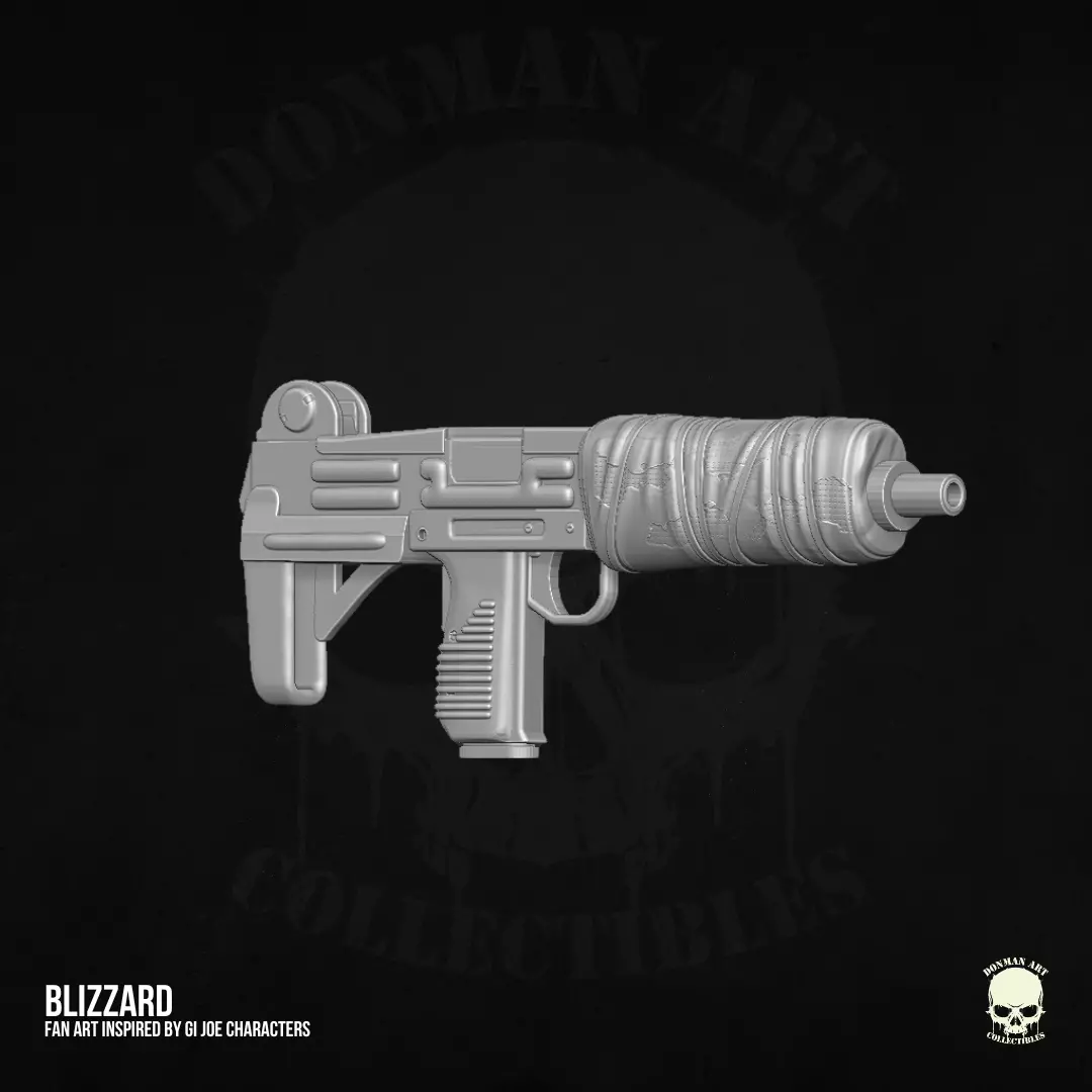 Blizzard GI Joe Fan Art STL for Action Figures 3D print model_28