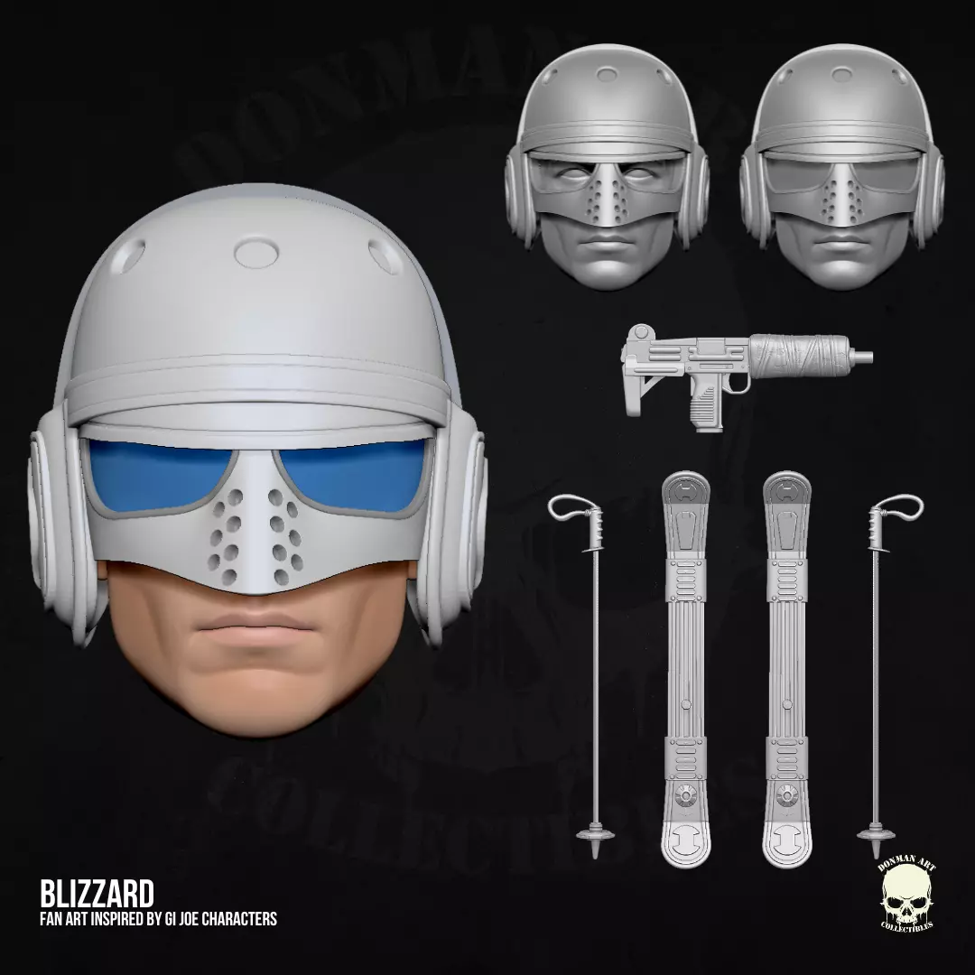 Blizzard GI Joe Fan Art STL for Action Figures 3D print model_0