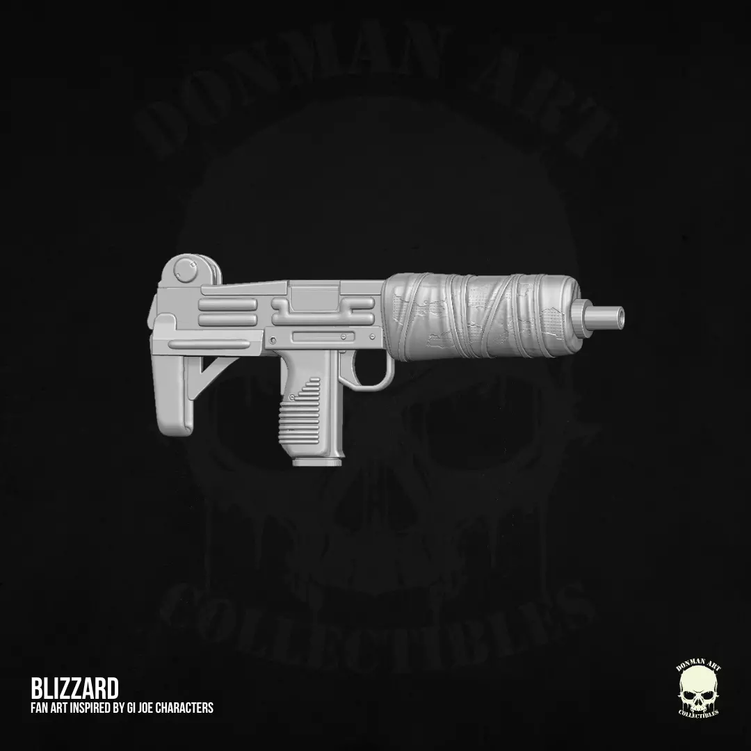 Blizzard GI Joe Fan Art STL for Action Figures 3D print model_9