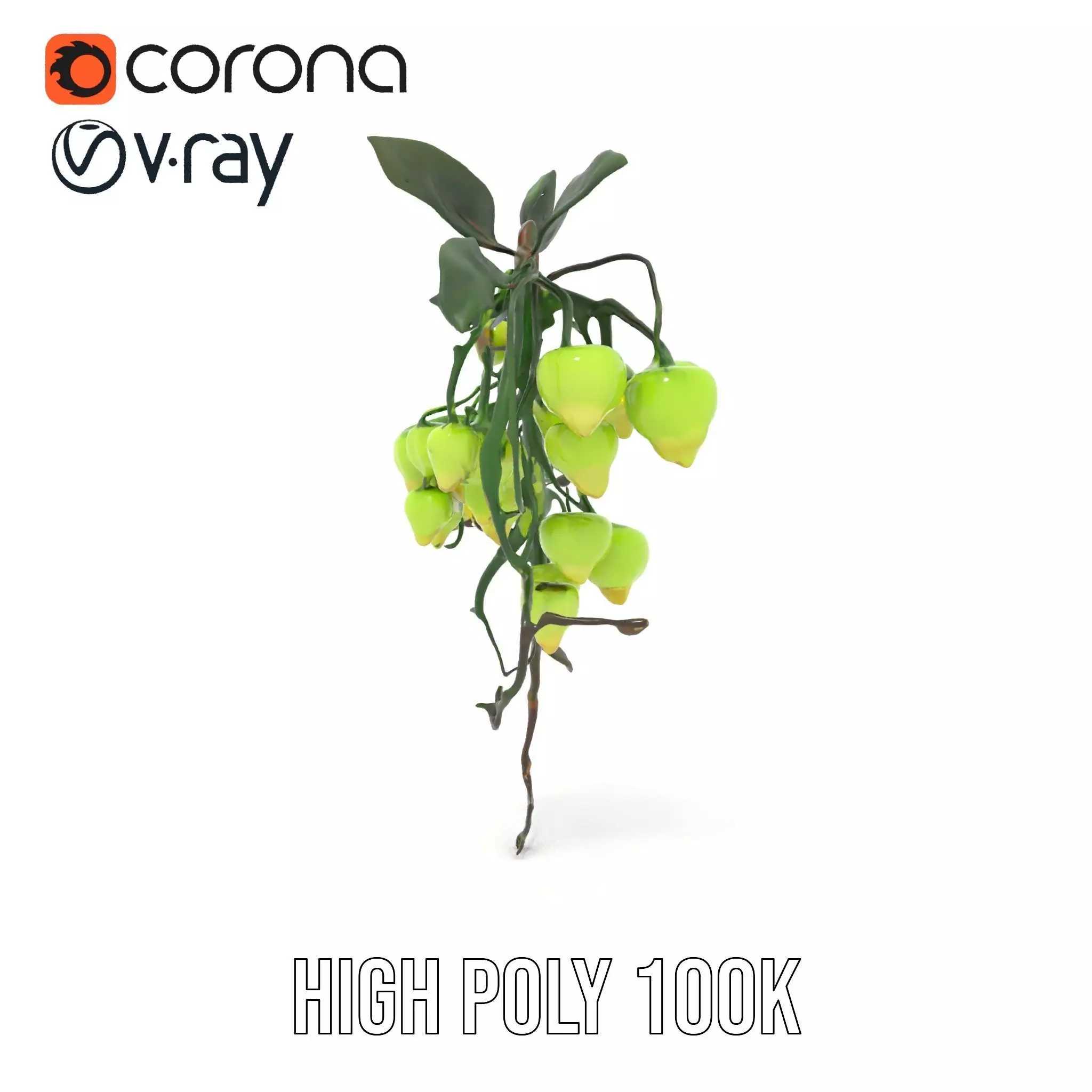 Glowing Vine Lantern model pack Low-poly 3D model_29