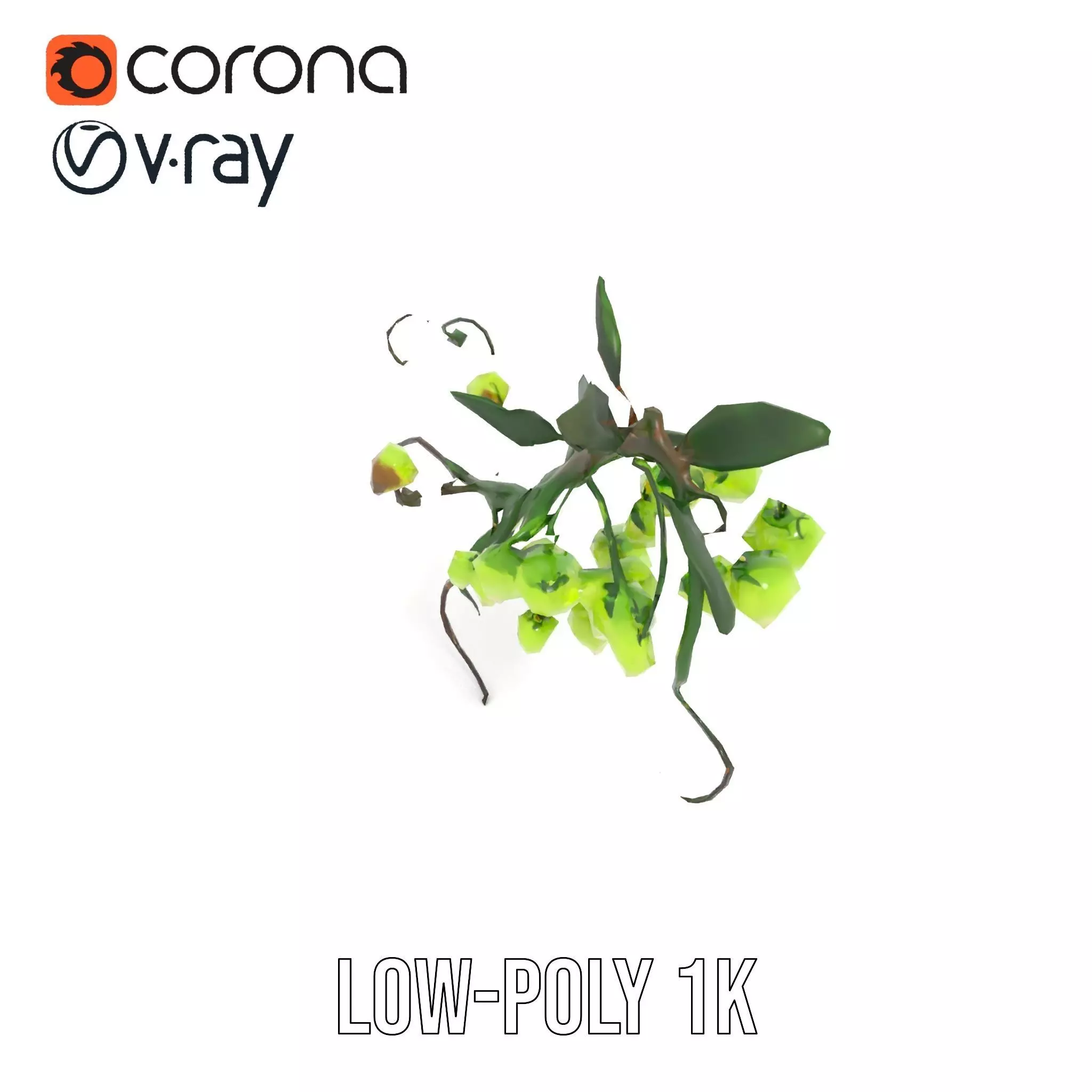 Glowing Vine Lantern model pack Low-poly 3D model_19