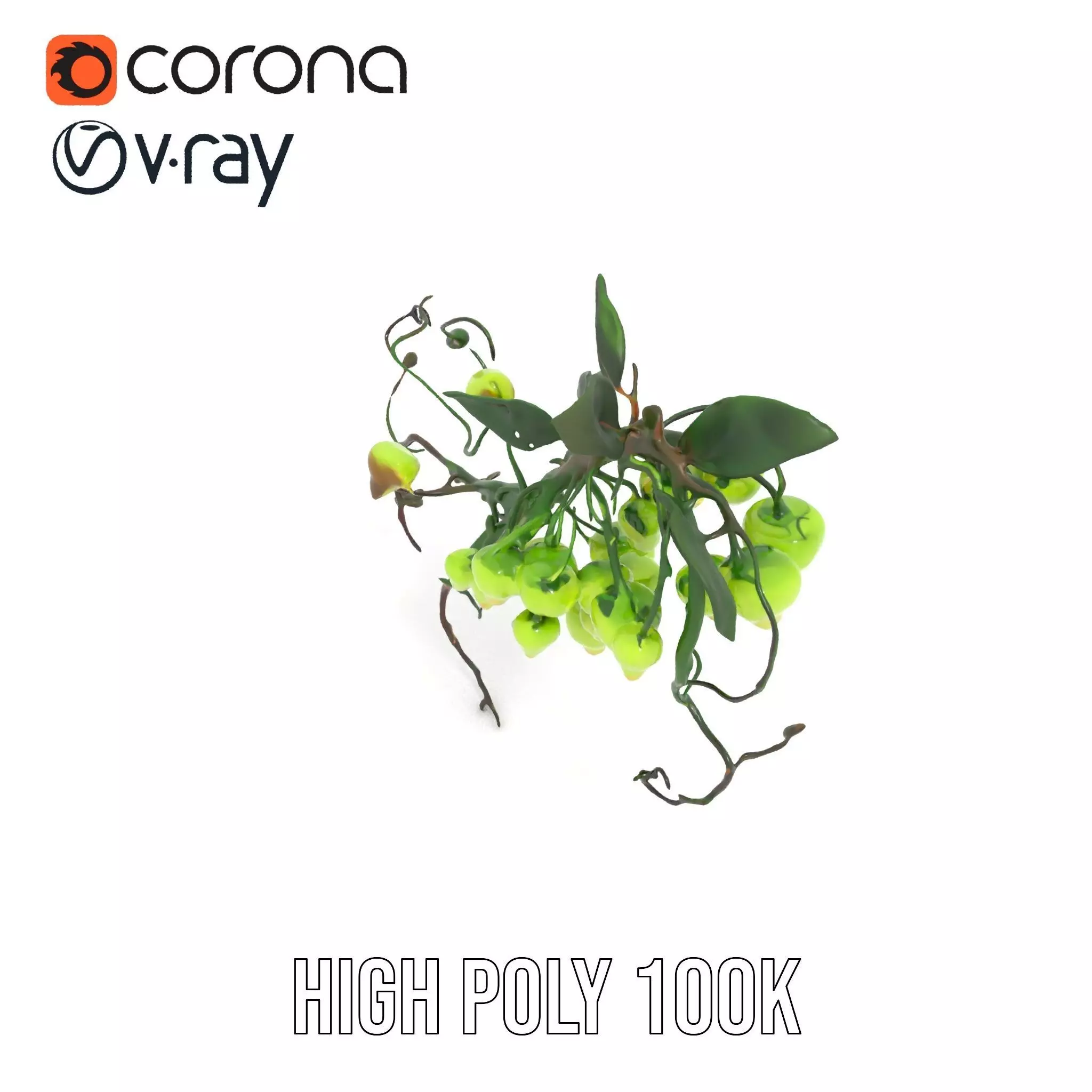 Glowing Vine Lantern model pack Low-poly 3D model_20