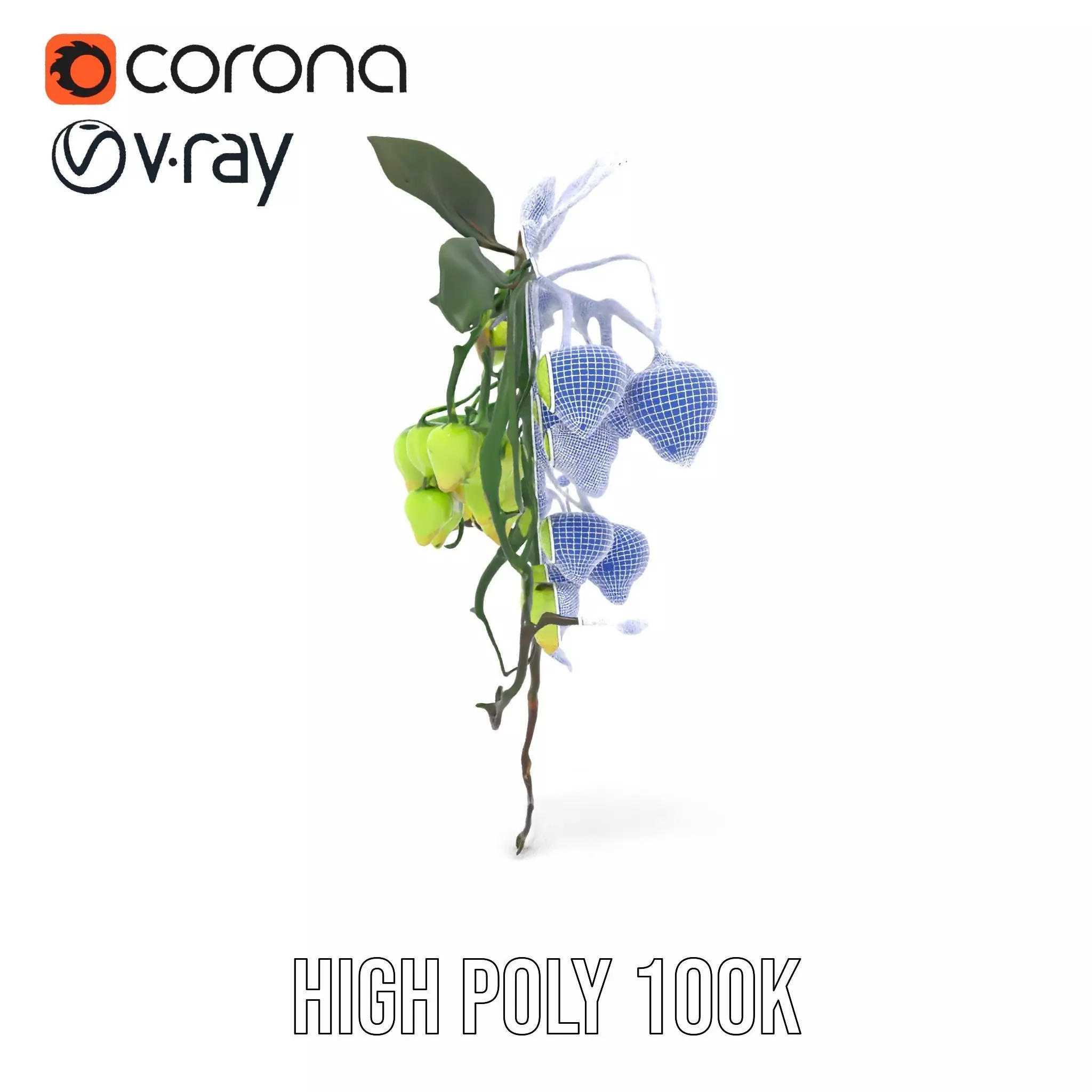 Glowing Vine Lantern model pack Low-poly 3D model_26