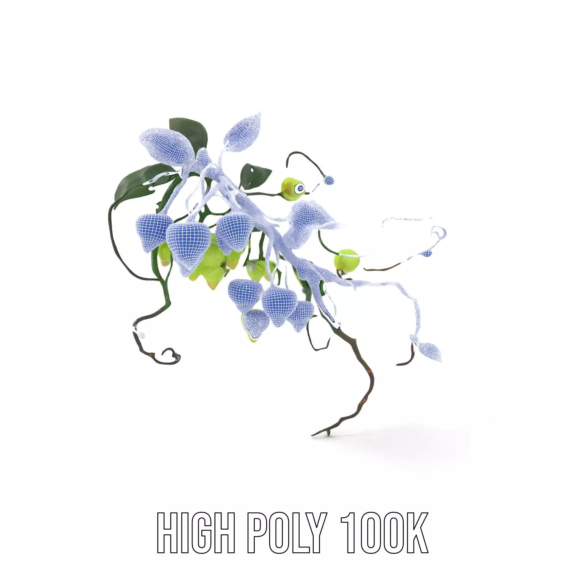 Glowing Vine Lantern model pack Low-poly 3D model_4