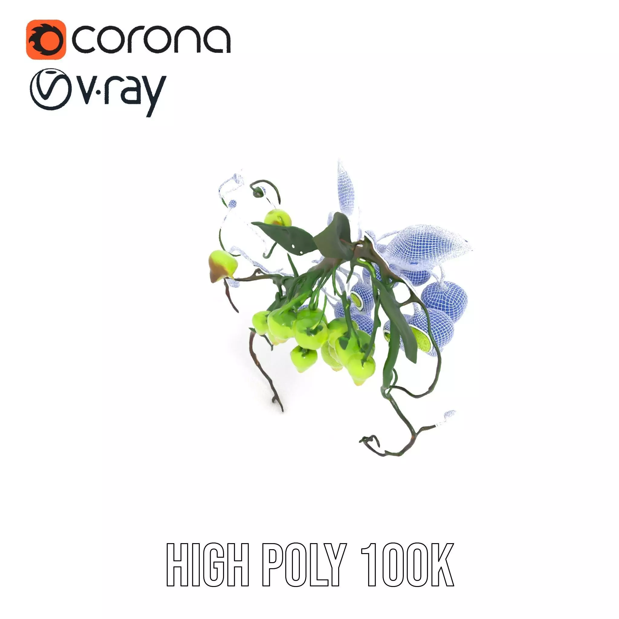 Glowing Vine Lantern model pack Low-poly 3D model_23