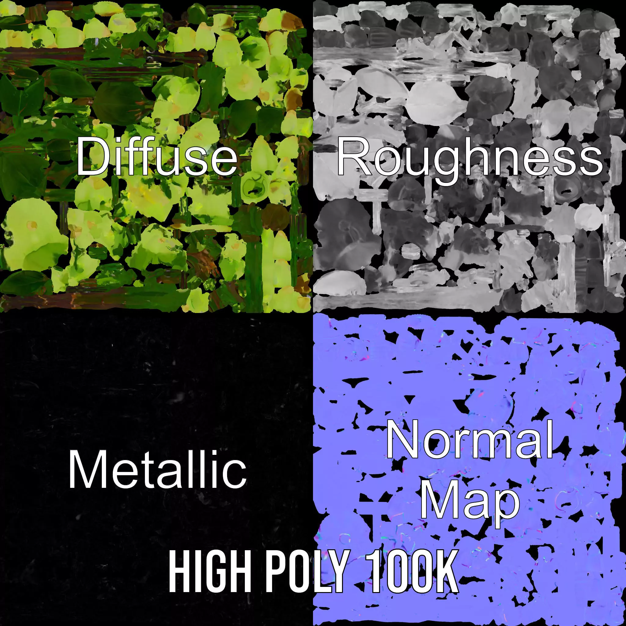 Glowing Vine Lantern model pack Low-poly 3D model_3