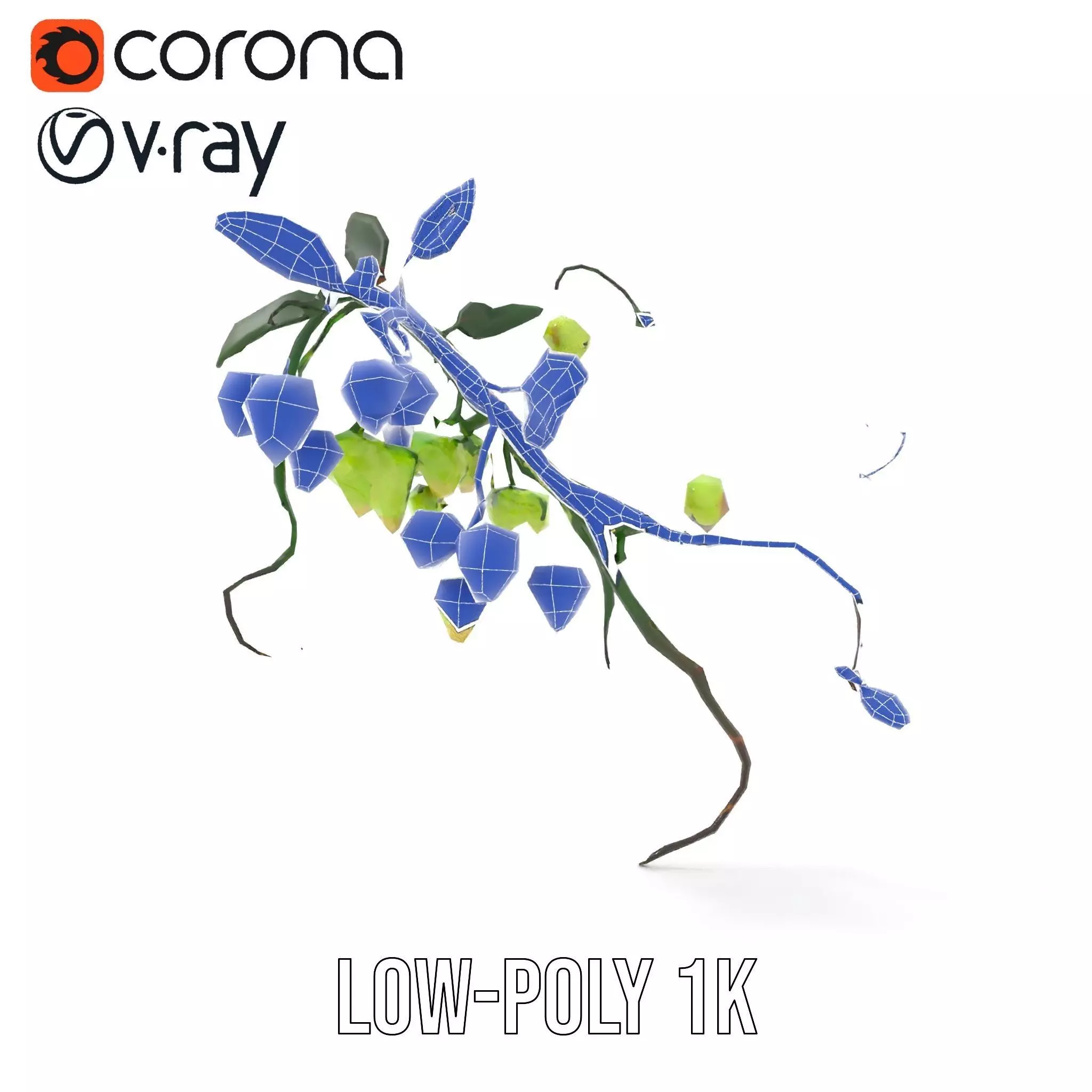 Glowing Vine Lantern model pack Low-poly 3D model_31