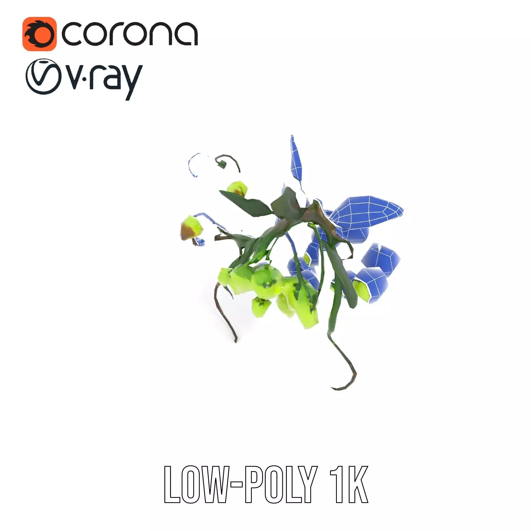 Glowing Vine Lantern model pack Low-poly 3D model_28