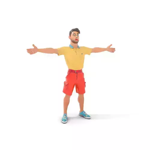 Vibrant Summer Outfit model pack