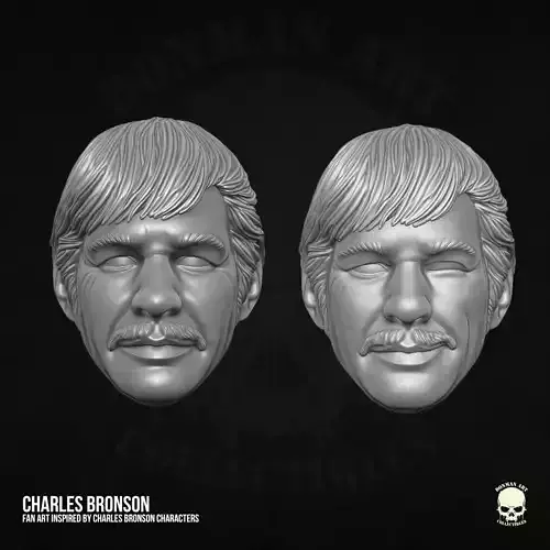 Charles Bronson Fan Art STL for Action Figures