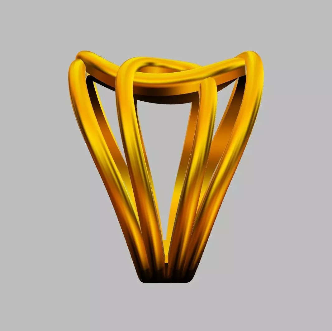 Loop Ring 3D print model_13