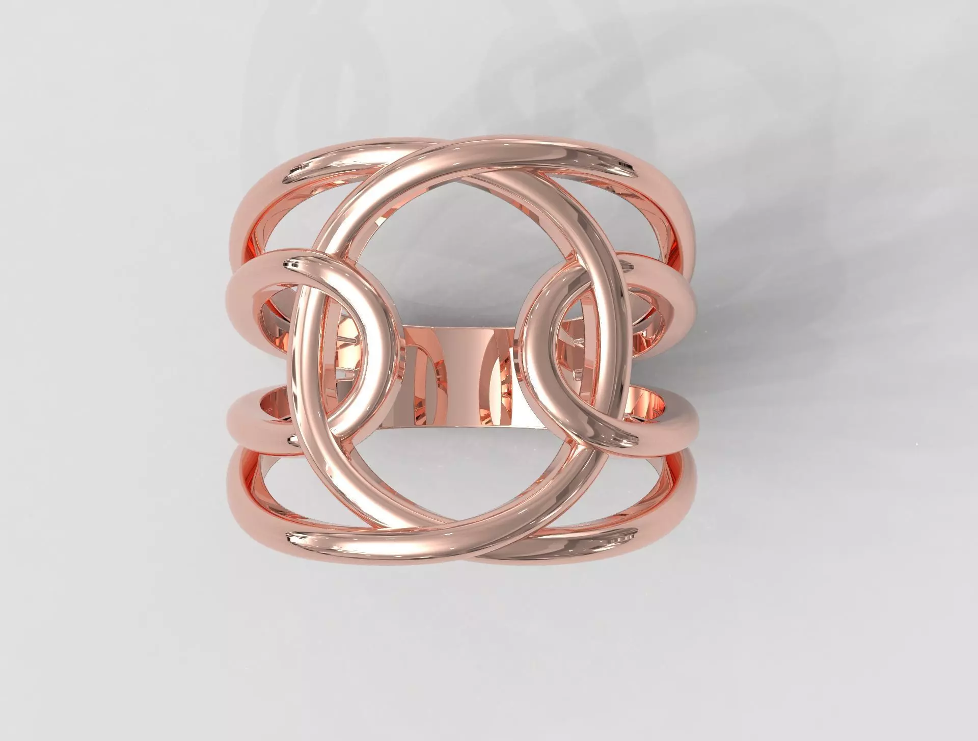 Loop Ring 3D print model_2