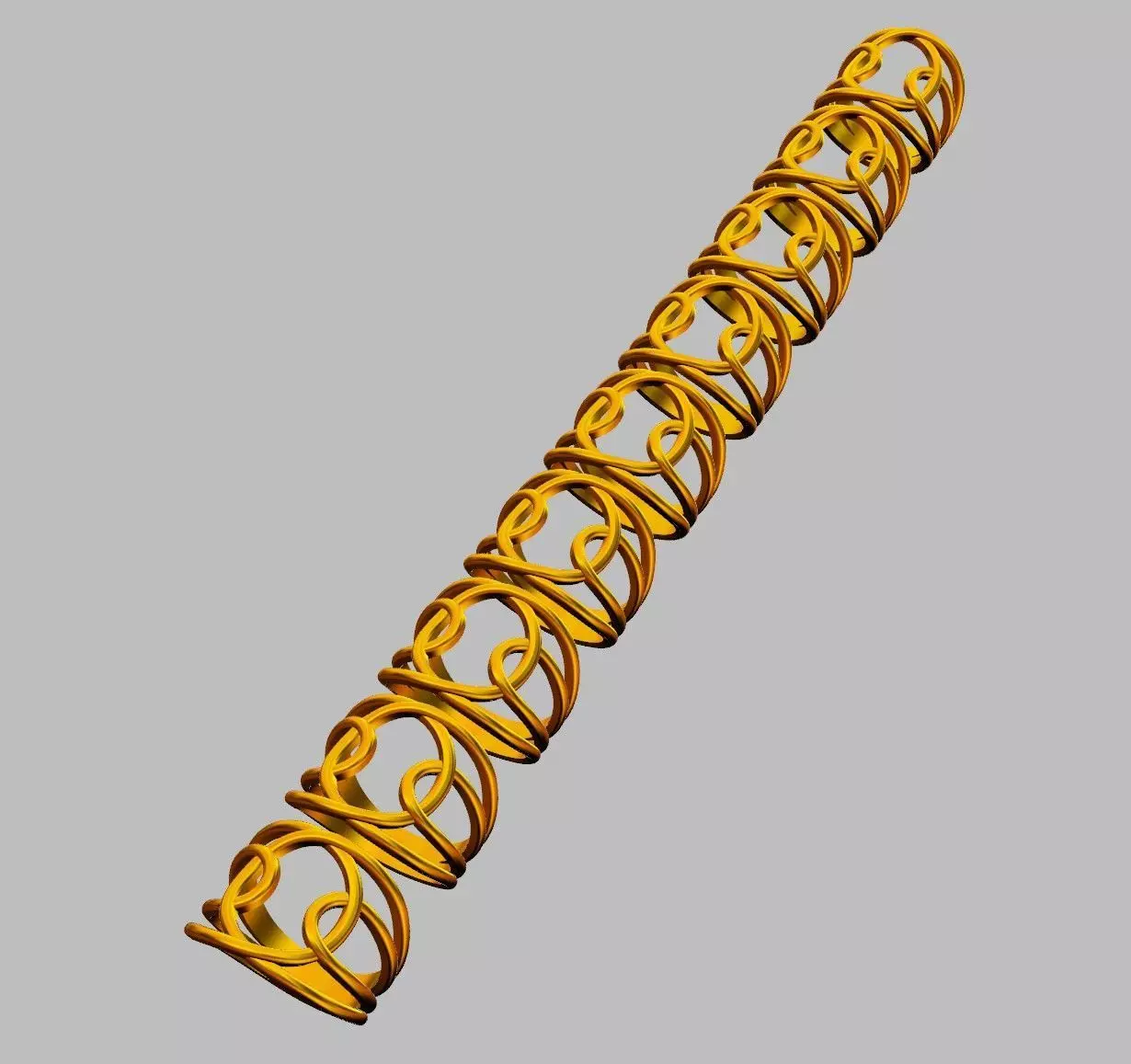 Loop Ring 3D print model_6