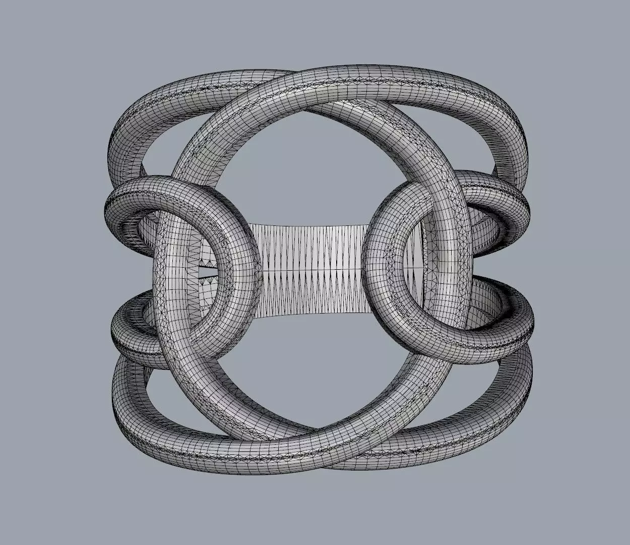 Loop Ring 3D print model_25