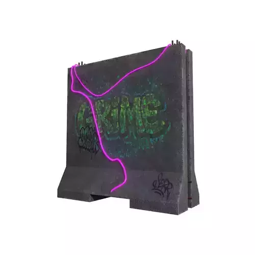 Concrete Wall Barricade Barrier RoadBlock