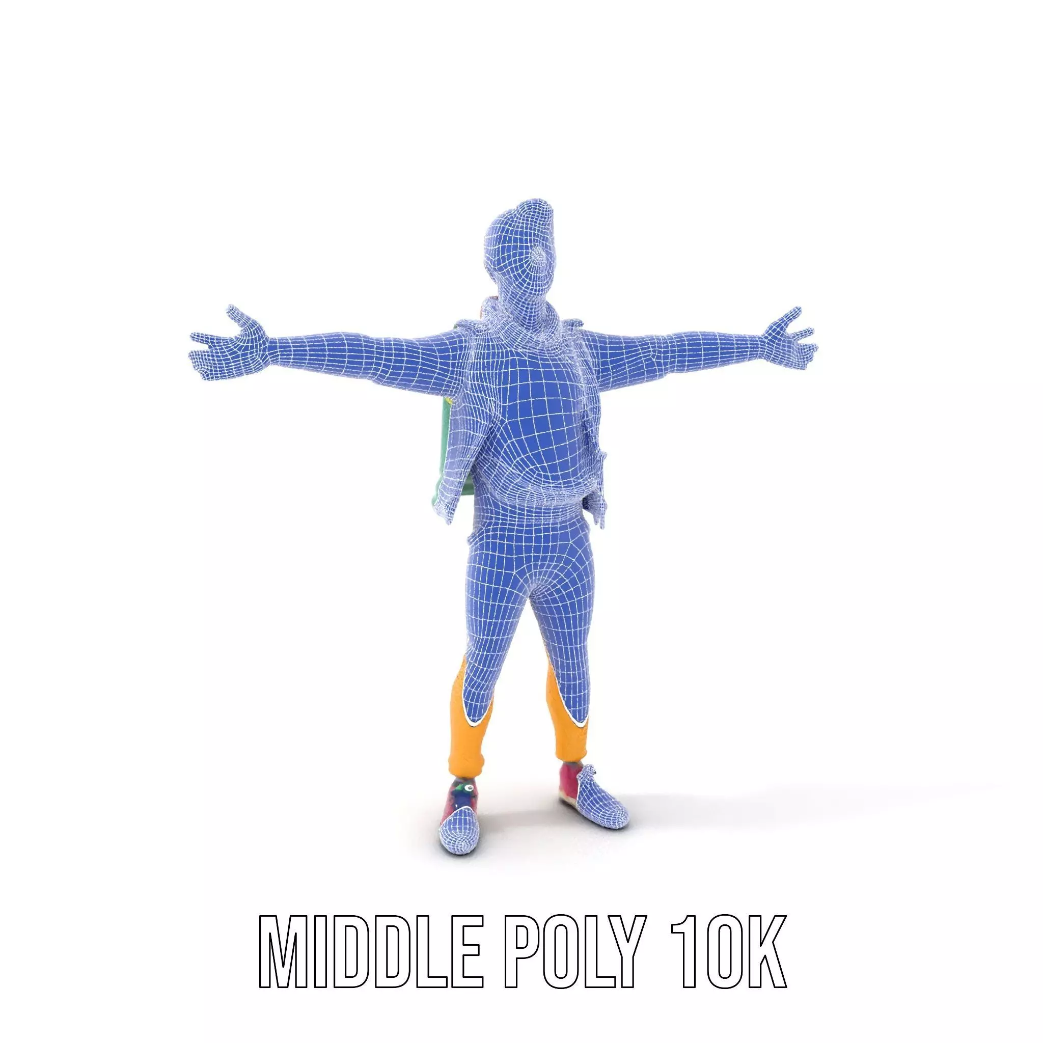 Vibrant Character Outfit model pack Low-poly 3D model_10