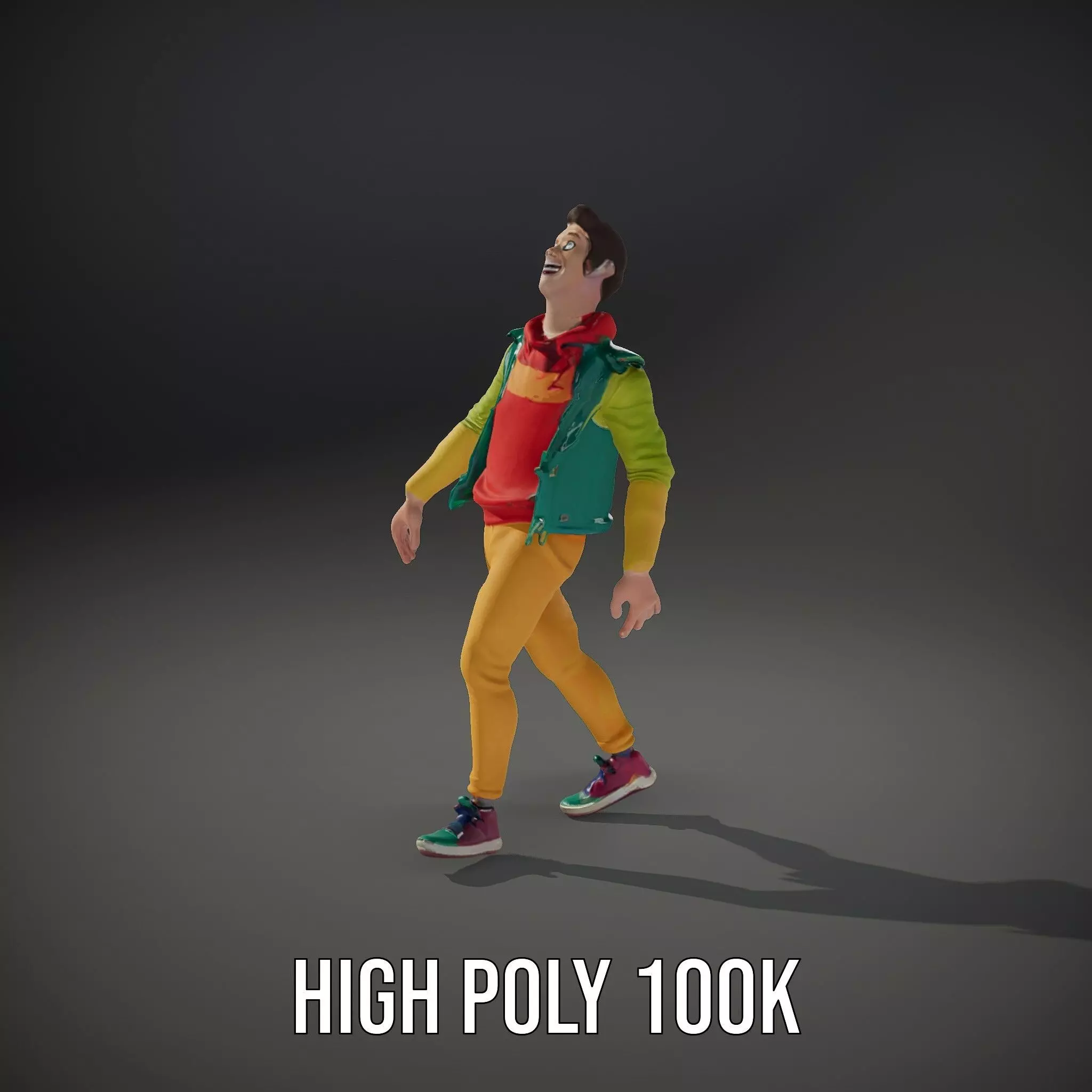 Vibrant Character Outfit model pack Low-poly 3D model_25