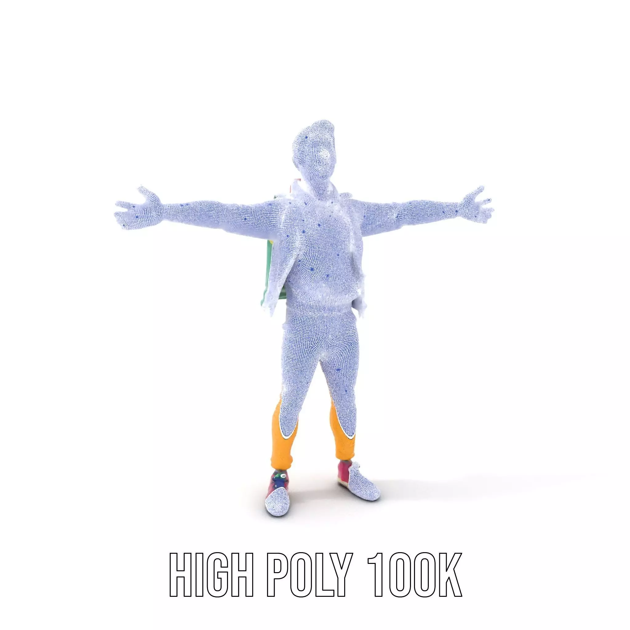 Vibrant Character Outfit model pack Low-poly 3D model_4