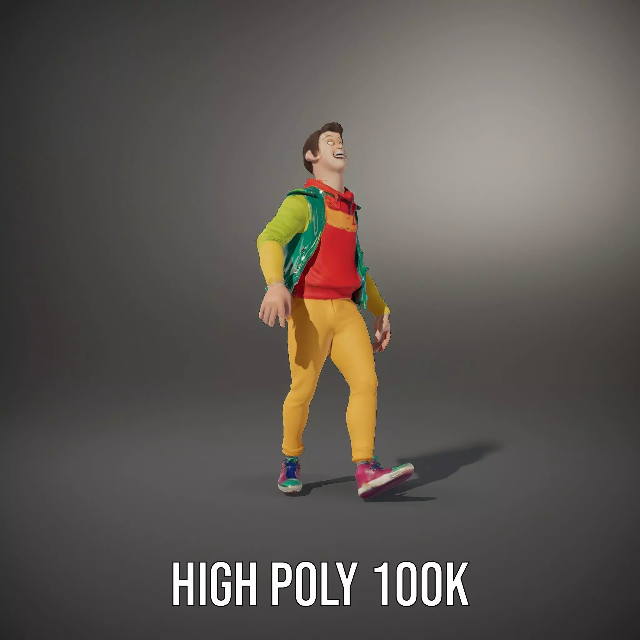 Vibrant Character Outfit model pack Low-poly 3D model_31