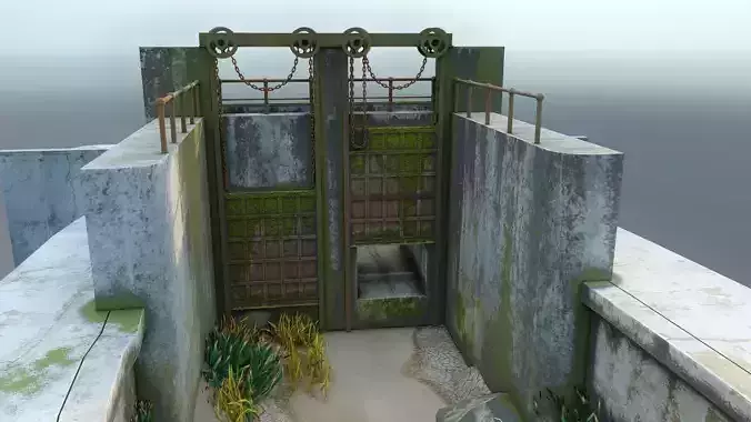 Canal Water Gate