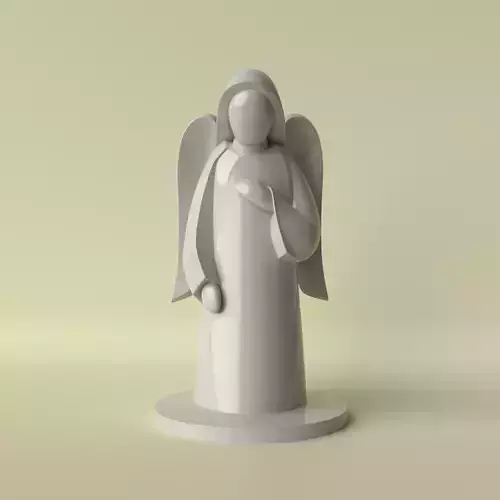 Minimalist Angel Decorative Sculpture
