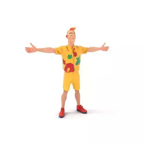 Colorful Cartoon Character model pack