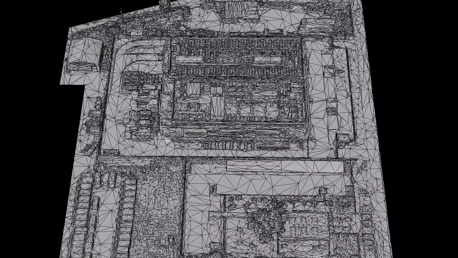 industrial factory roof vents cityblock PBR photogrammetry Low-poly 3D model_7