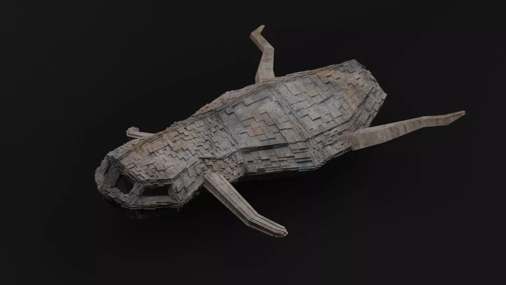 Myrmeleon DeathTrap Sci-Fi Model Low-poly 3D model_0