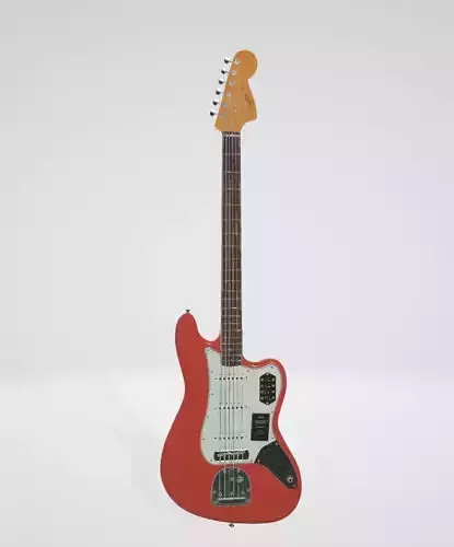 Fender Vintera II 60s Bass VI Rosewood Fingerboard Fiesta Red