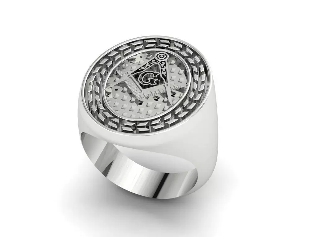 compass rING  3D print model_2