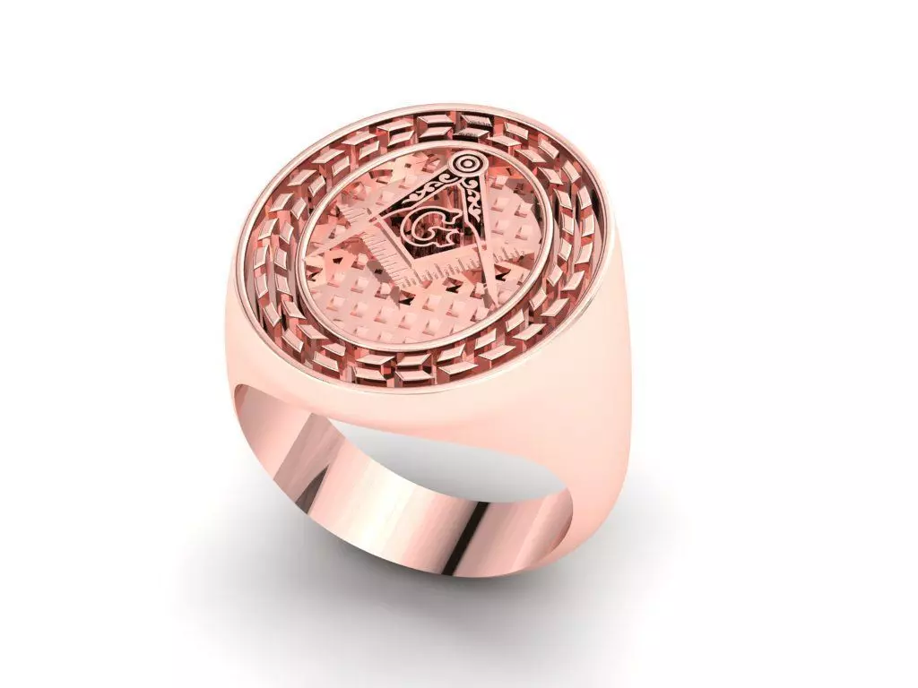 compass rING  3D print model_3