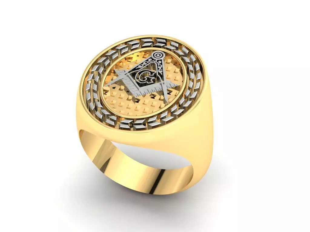 compass rING  3D print model_1