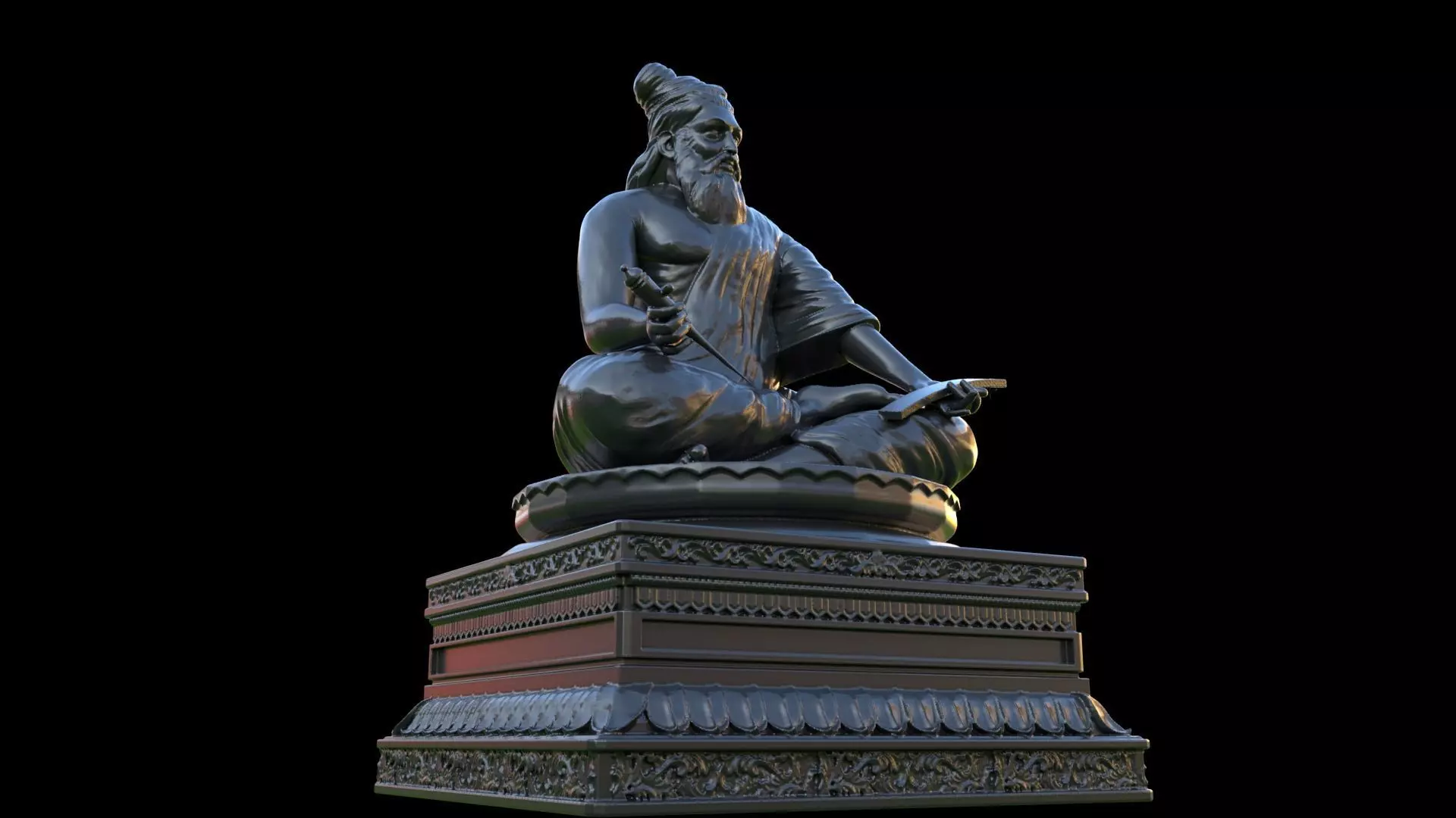 thiruvallur hi poly model 3D model_3